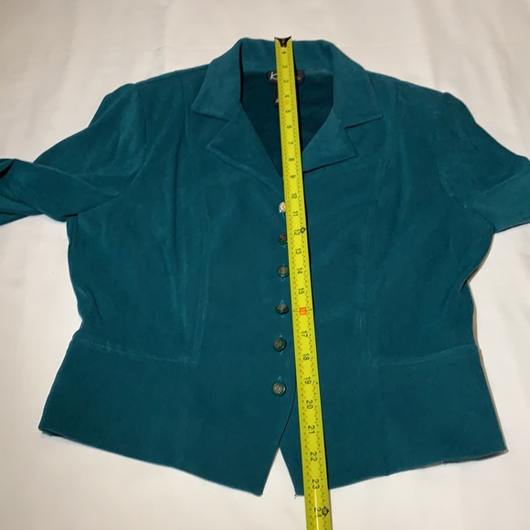 Vintage button up blazer jacket 14 P - Picture 7 of 9